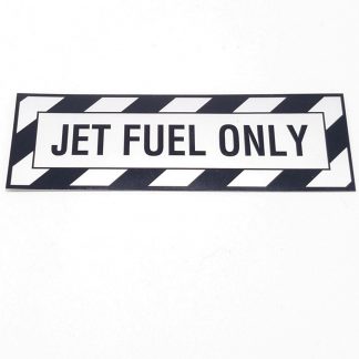 T-021 Jet Fuel Only placard