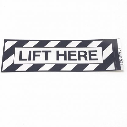 T-008 Lift Here placard