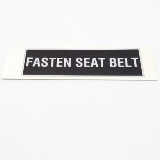 T-023 fasten Seat Belt placard